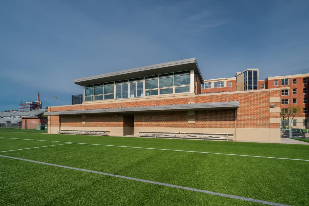 UWL Soccer Support Center exterior image designed by HSR