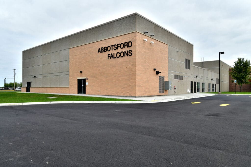 Abbotsford SD FEMA Exterior Image of Back of the Addition