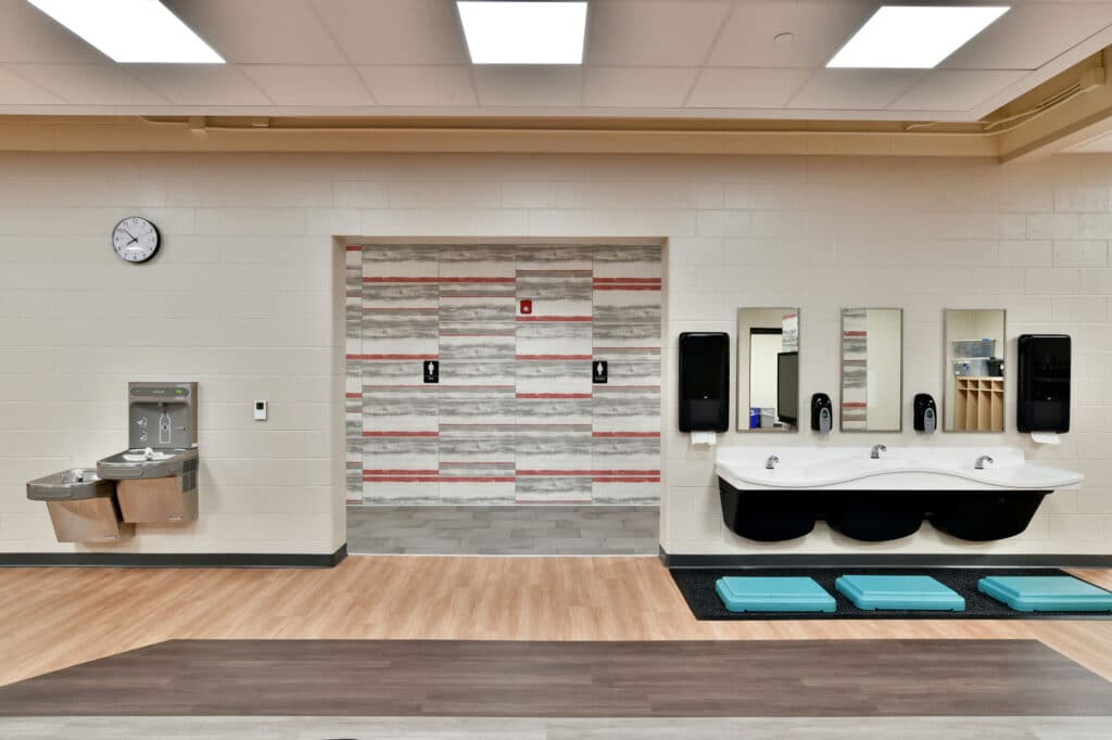 Abbotsford SD FEMA Entrance to Restrooms