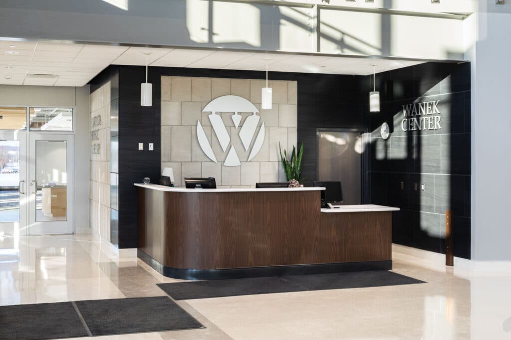 Arcadia Wanek Community Center Lobby Desk