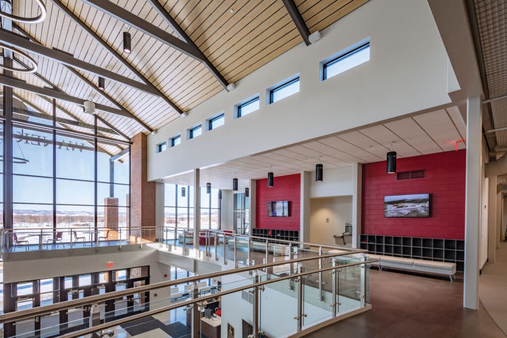 Arcadia Wanek Community Center Upper Hallway