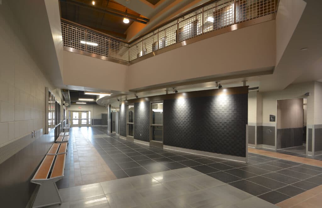Interior hallway image of WTC Integrated Technology Center designed by HSR