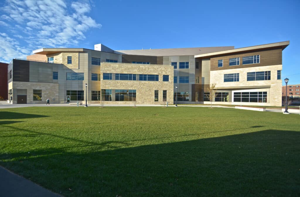 UWL Student Union summer exterior image