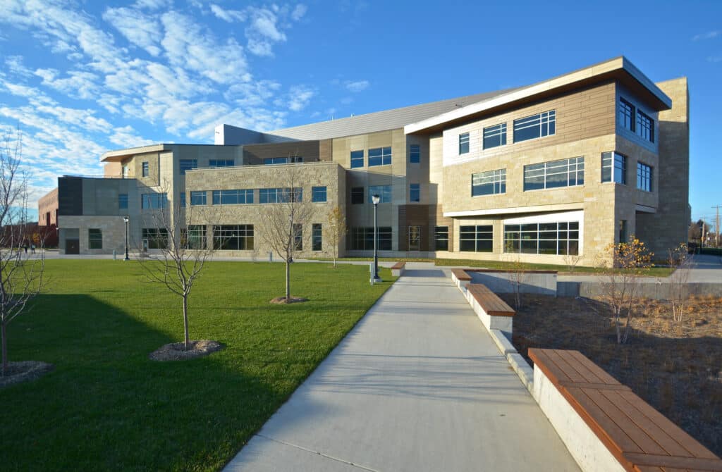 UWL Student Union summer exterior image