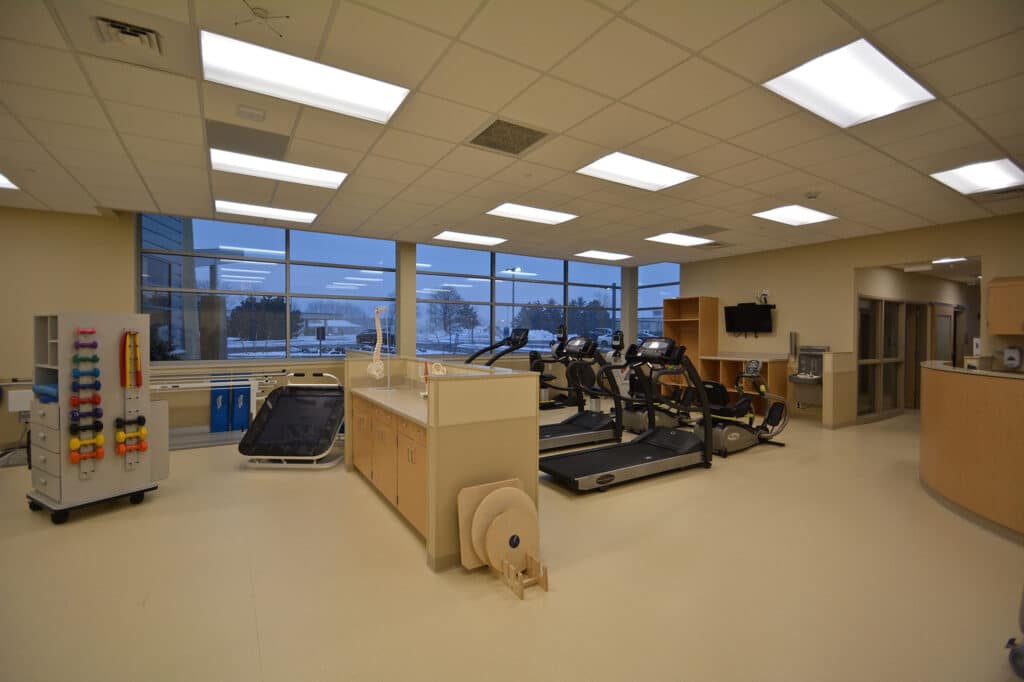 GHS Sparta Clinic Physical Therapy Room