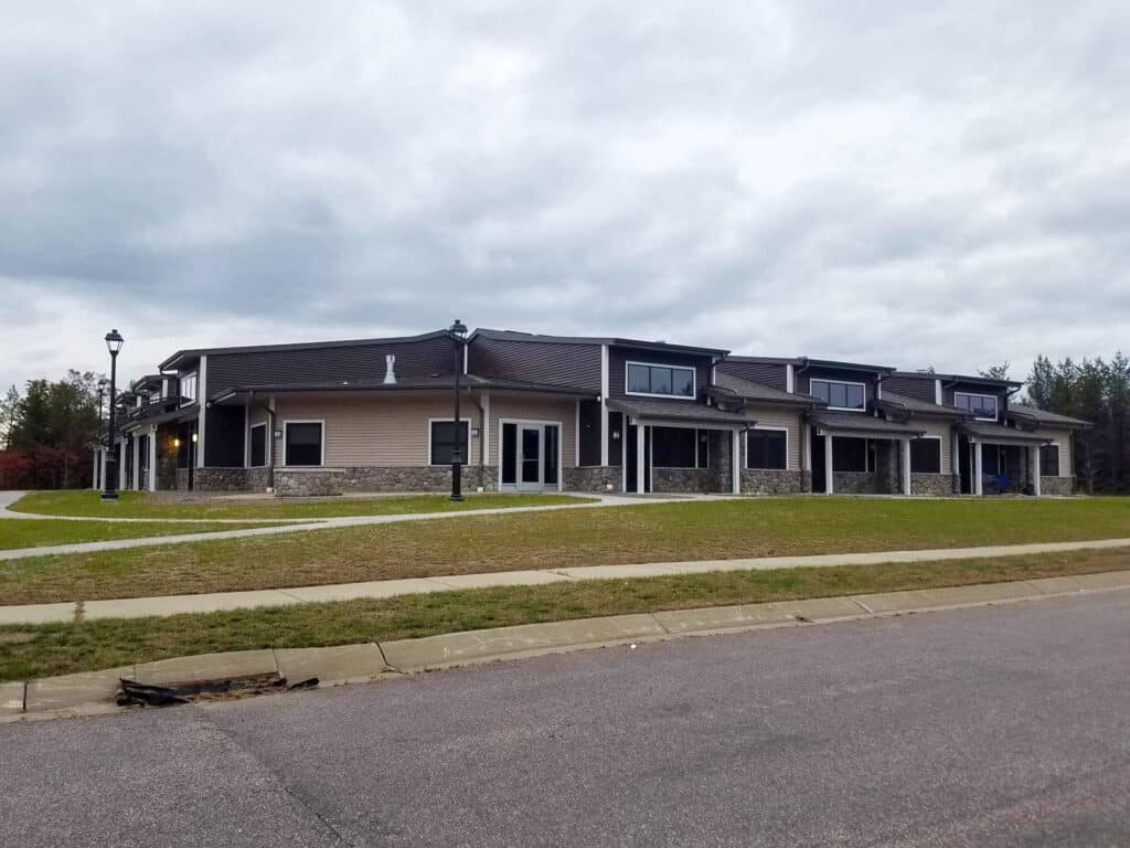 Design exterior finish image of Ho-Chunk Independent Living Facility
