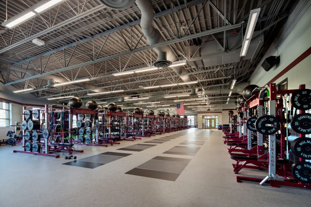 Holmen SD High School Weight Room