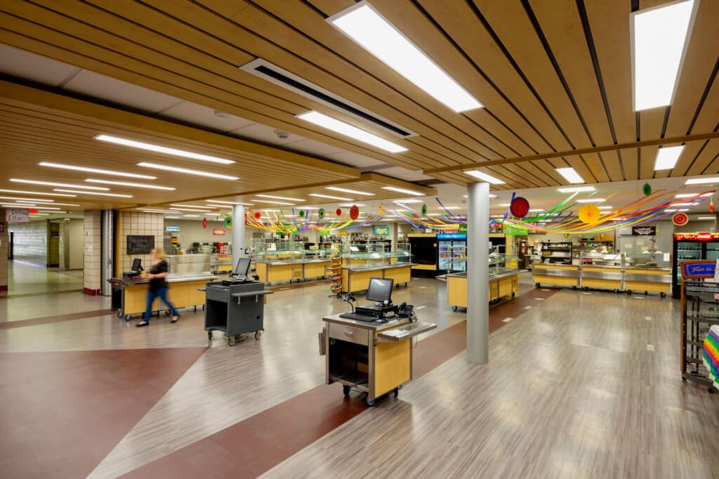 Holmen SD High School Commons Kitchen Area