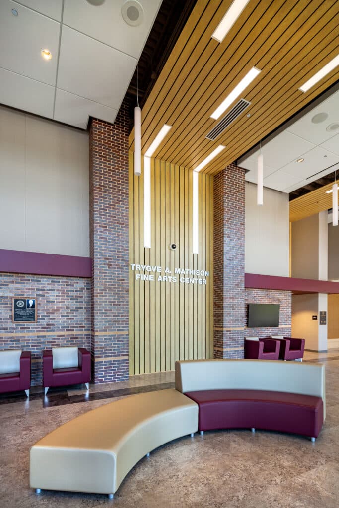 Holmen SD High School Auditorium Lobby Area