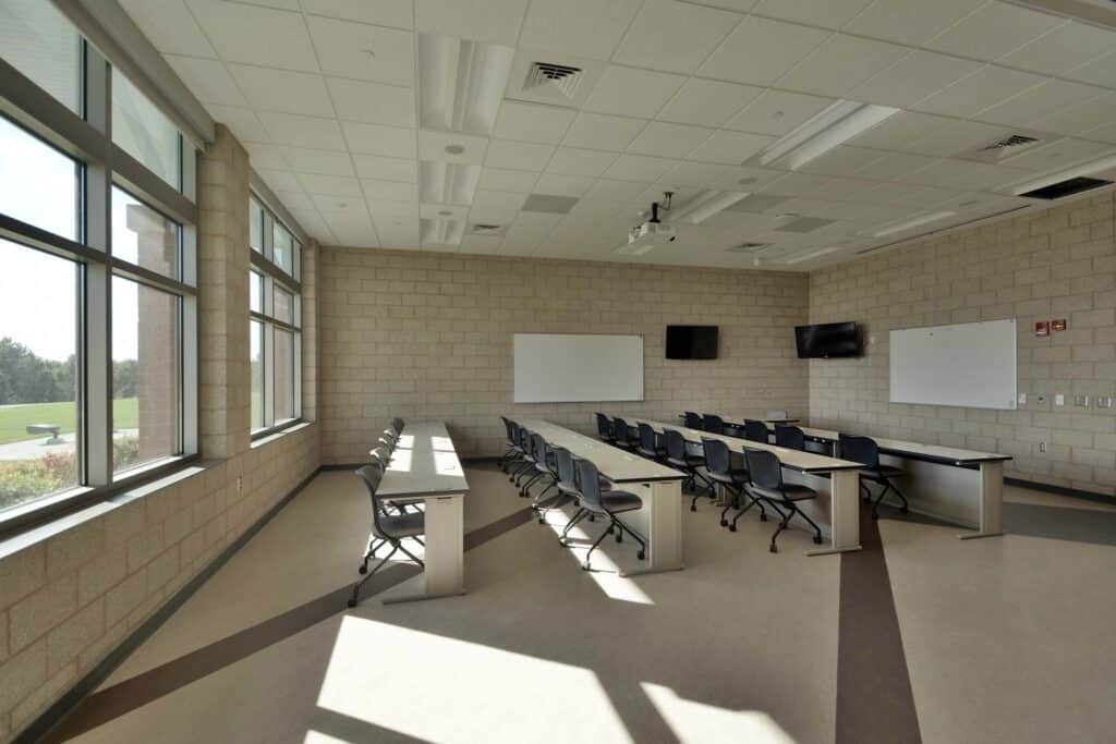 Conference Room in Wausau Field Maintenance Center designed by HSR