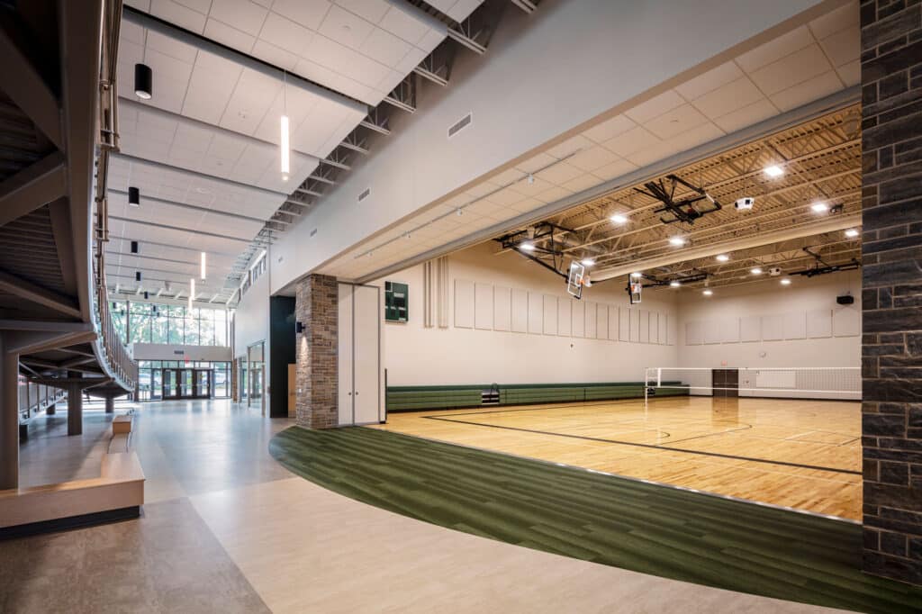 La Crescent Elementary Gym and Hallway