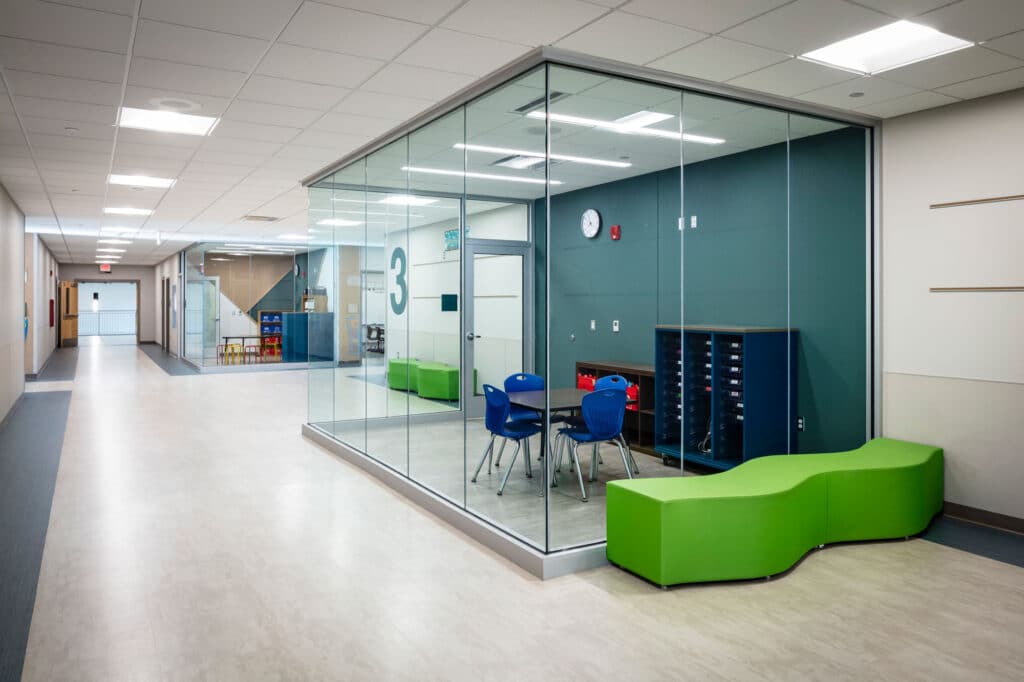 La Crescent Elementary Collaboration Space in Hallway