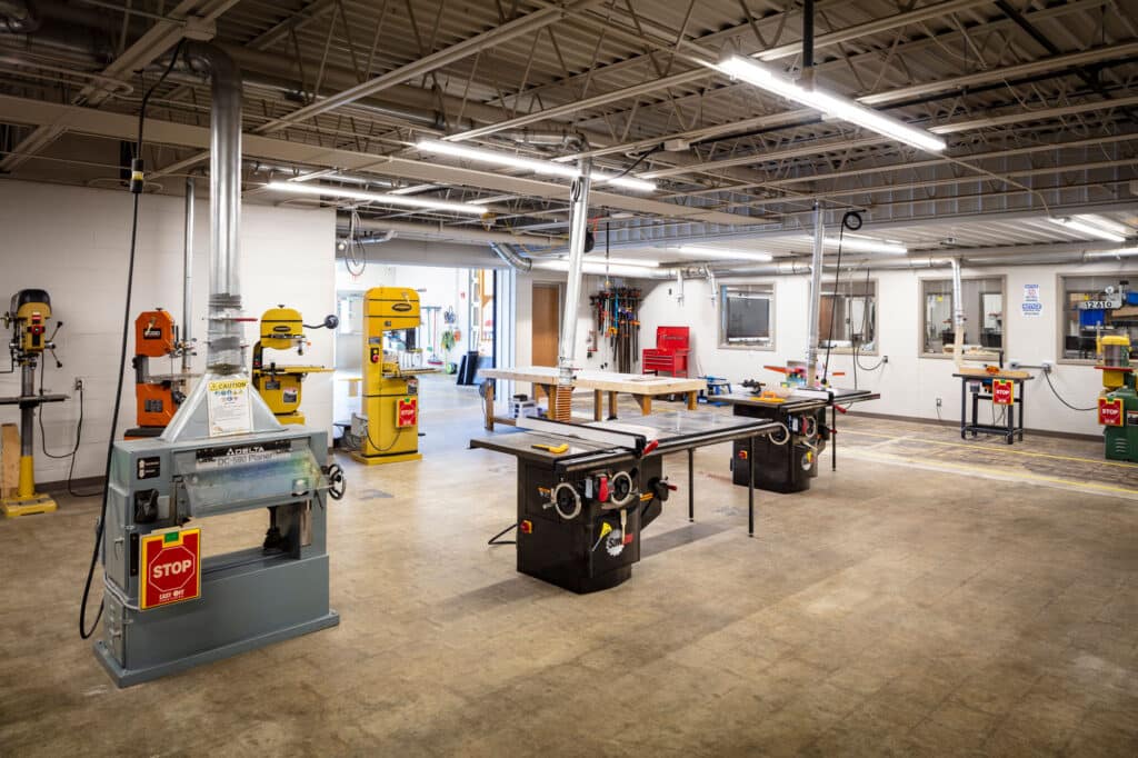 La Crescent High School Tech Education Classroom designed by HSR