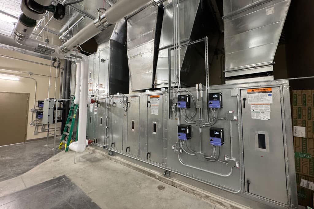 Mechanical Room at Mile Bluff Gateway Center