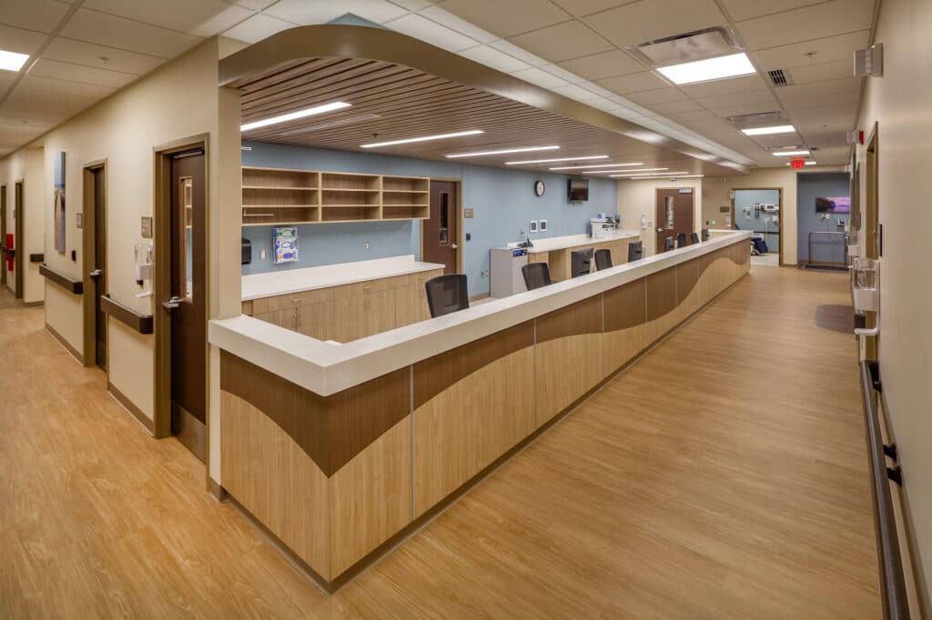 Nurse's Station at Mile Bluff Gateway Center