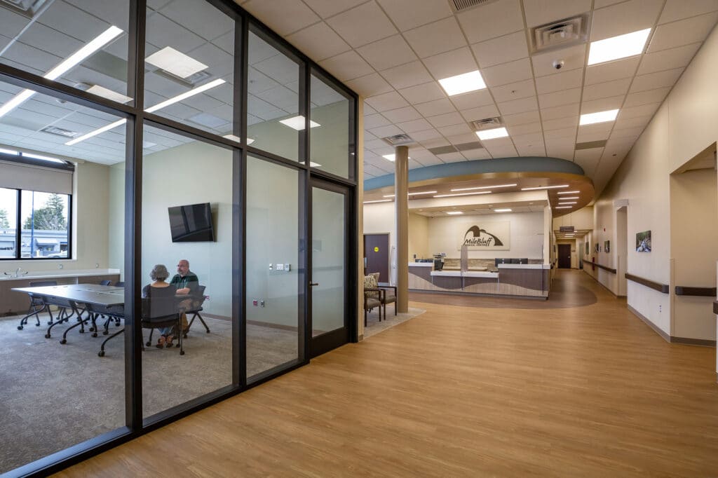 Conference Room and Lobby at Mile Bluff Gateway Center