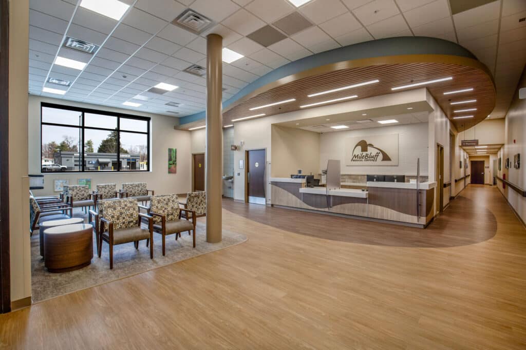 Waiting Room at Mile Bluff Gateway Center