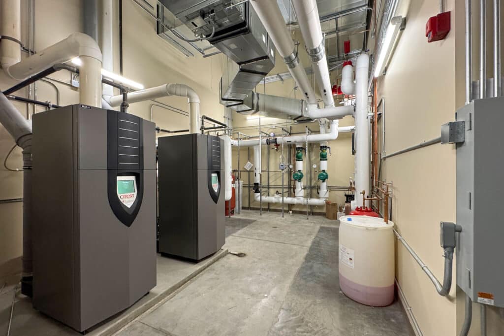 Mechanical Room at Mile Bluff Gateway Center