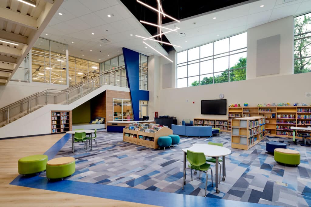 Mineral Point Elementary Library Media Center designed by HSR