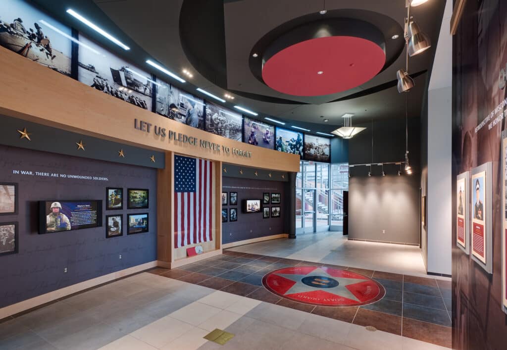 UWL Stadium interior image lobby area