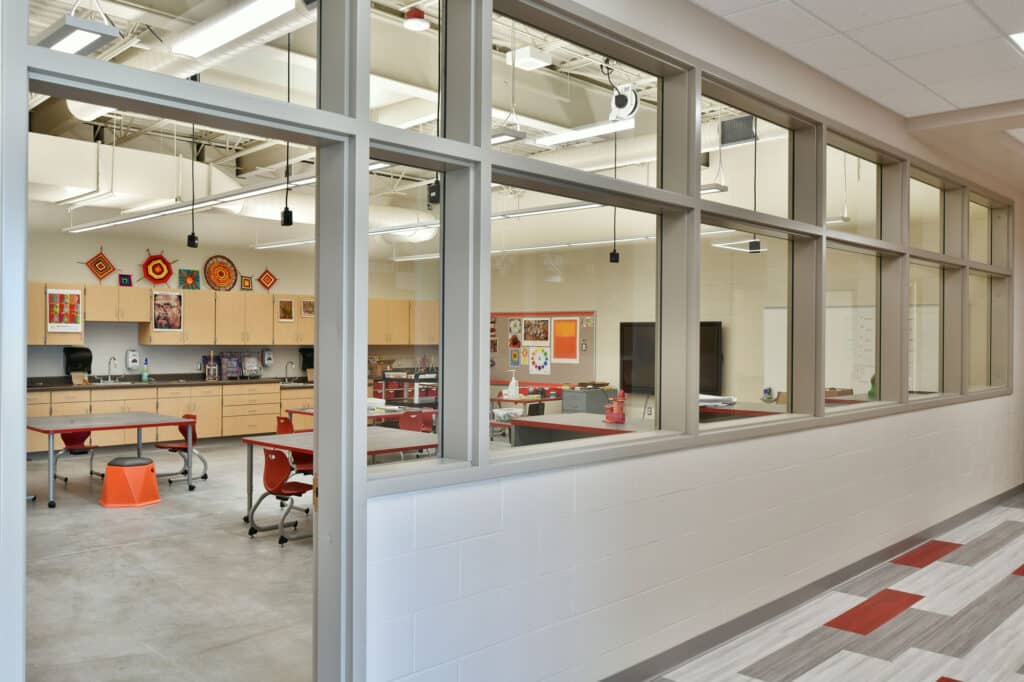 Sparta Herrman Elementary Art Classroom