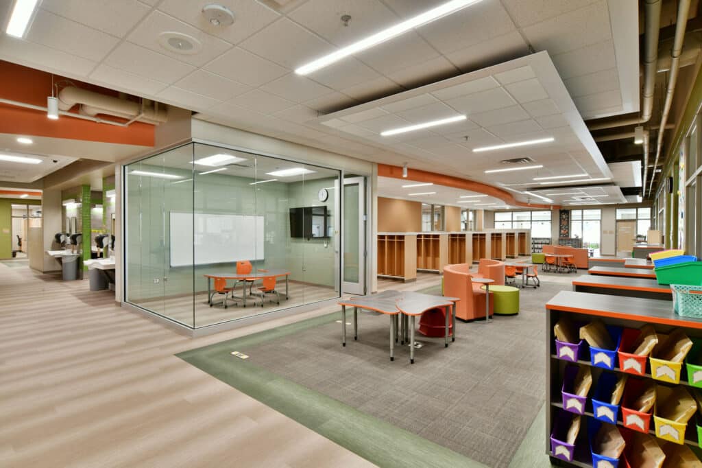Sparta Herrman Elementary Classroom Collaboration Space