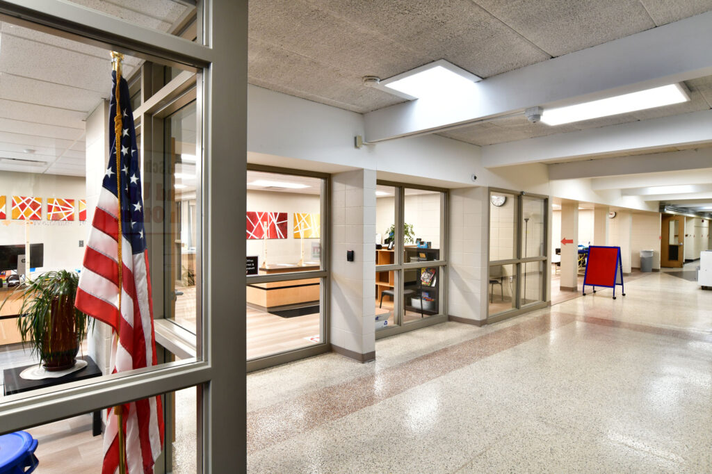 Sparta Southside Elementary Office and Hallway