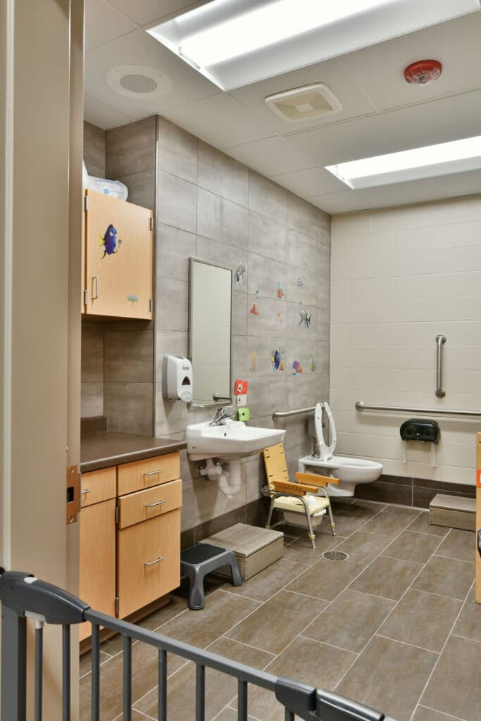 Sparta Southside Elementary In Classroom Bathroom