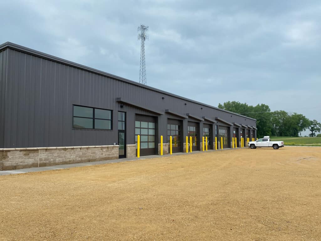 WI DNR Joint Operations Center Exterior Side View of Center