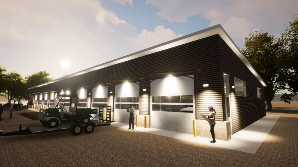 Rendering of Exterior DNR Joint Operations Center