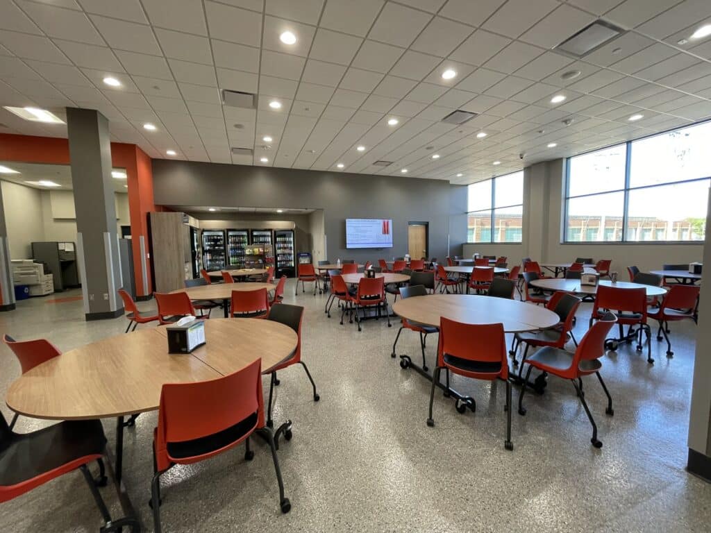 Trane Plant 4 Breakroom Interior view