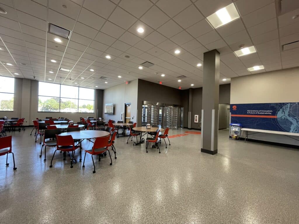 Trane Plant 4 Breakroom Interior view