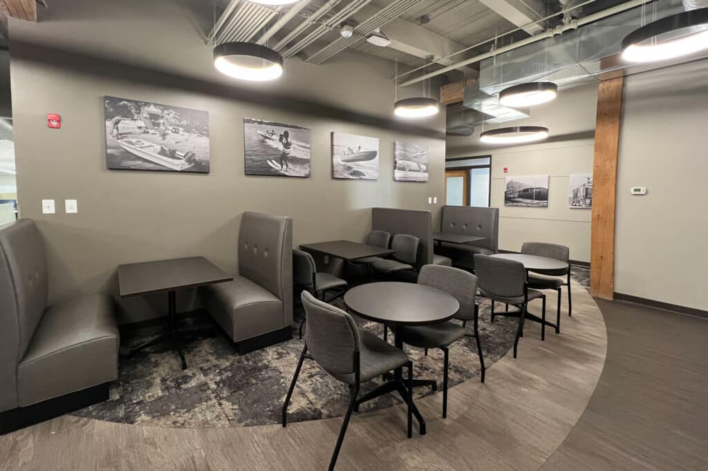 Marine Credit Union renovation breakroom