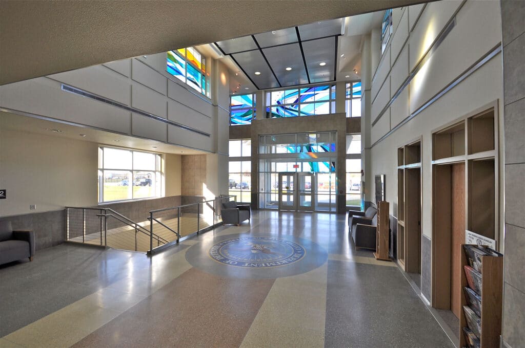 Madison AFRC interior lobby designed by HSR