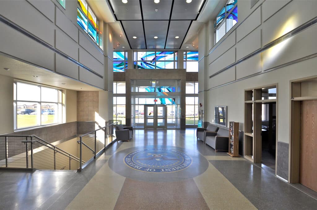 Madison AFRC interior lobby image designed by HSR
