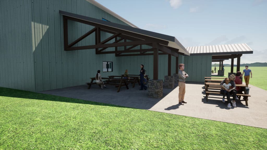 Trail Ridge Exterior Rendering of building designed by HSR