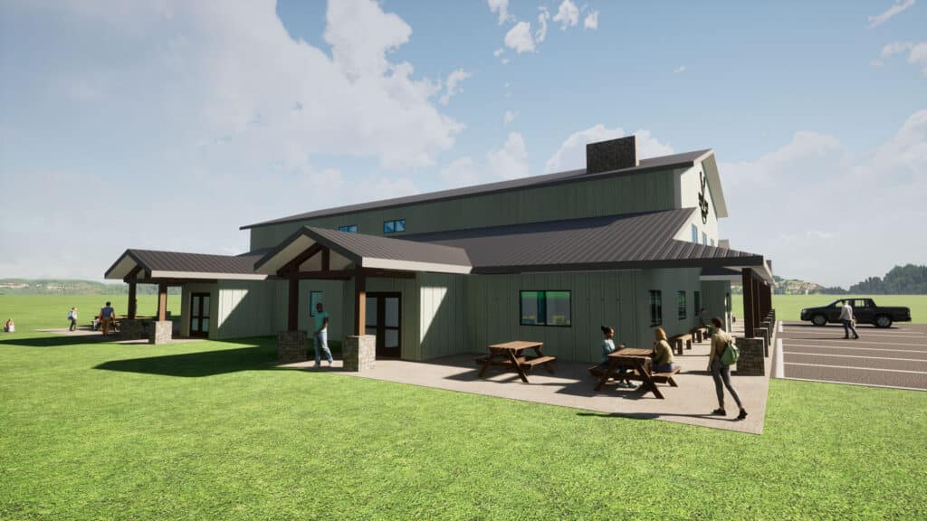 Trail Ridge Exterior Rendering of building designed by HSR