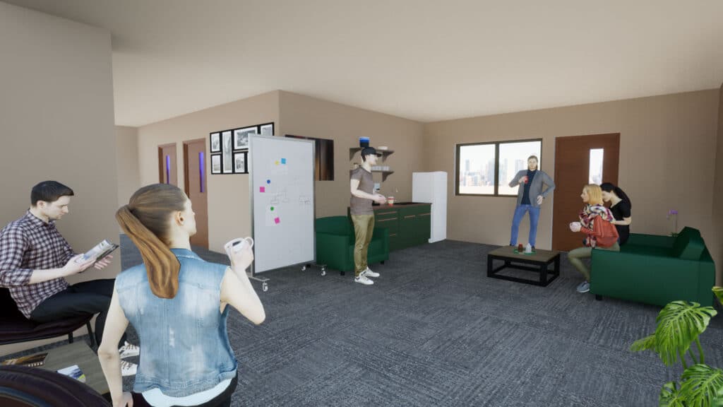 Trail Ridge Interior Rendering of Lounge designed by HSR