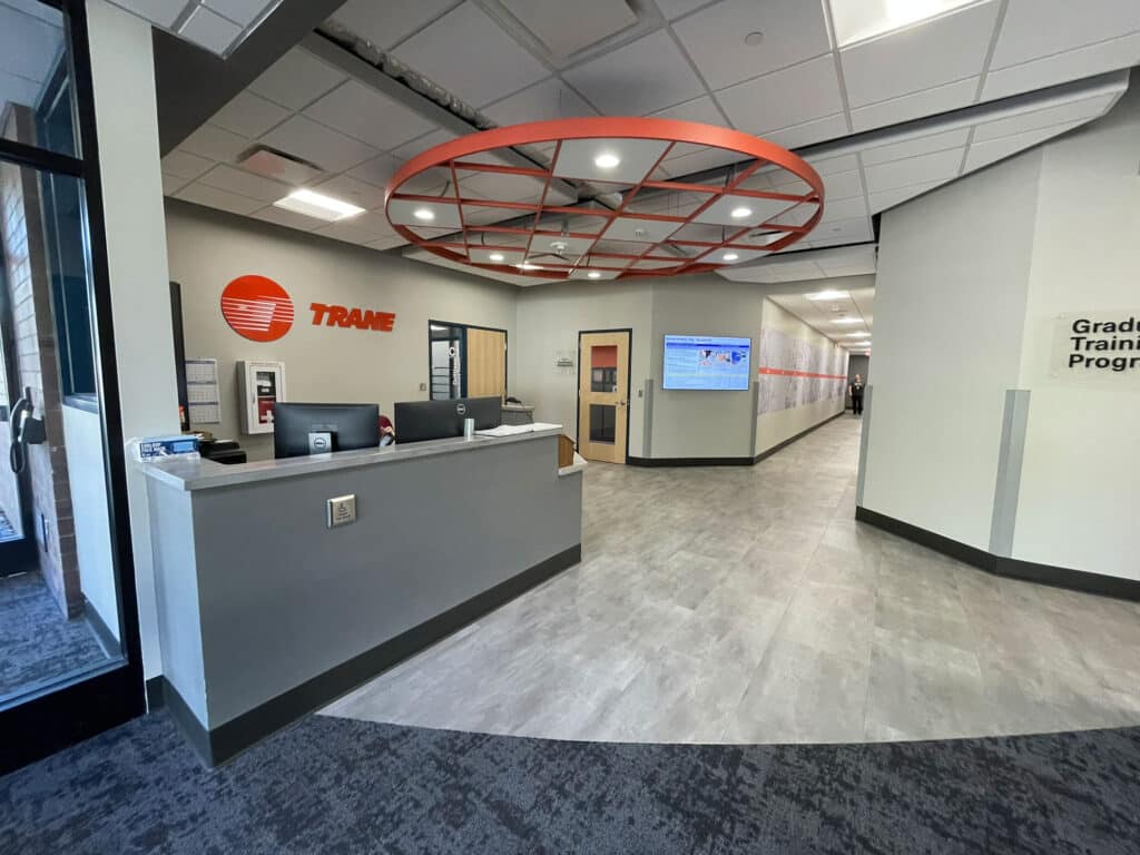 Trane Graduate Training Program Reception Entrance Desk