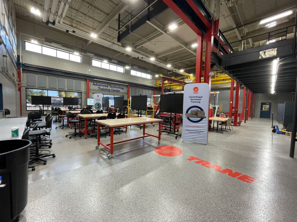 Trane Graduate Training Program Technician Training Room