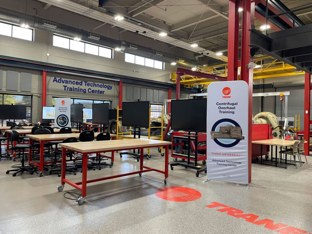 Trane Graduate Training Program Technician Training Room