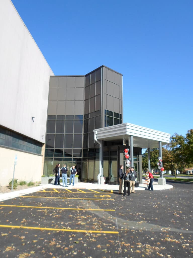 Exterior Entrance to Trane Plant 7 Customer Space