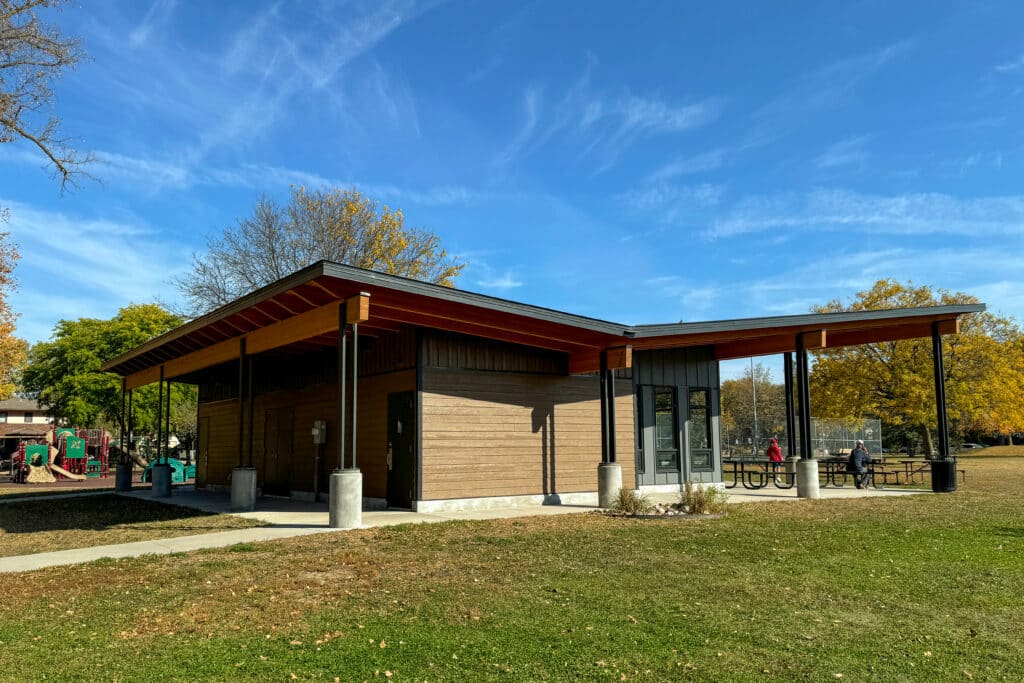 Park Shelter Designed by HSR in Weigent Park La Crosse, WI