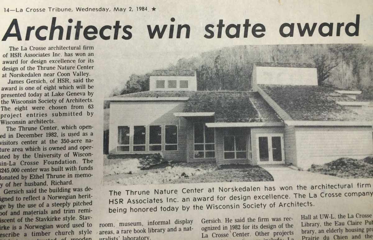 state-award news clipping of HSR winning award