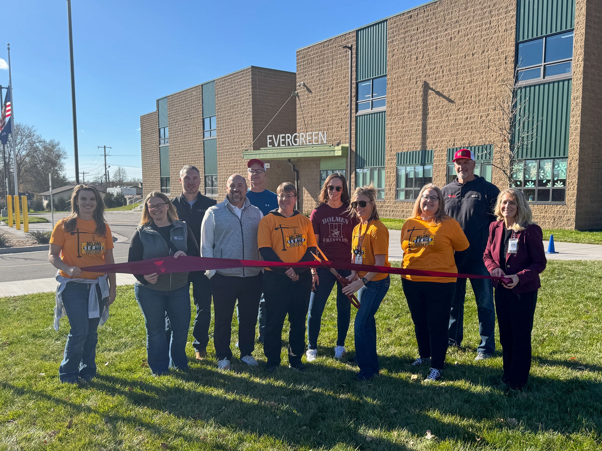 Evergreen Elementary Ribbon Cutting