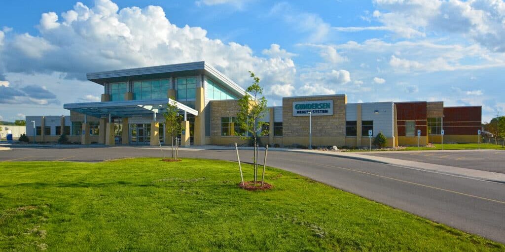 Gundersen Health System Sparta Clinic exterior image designed by HSR