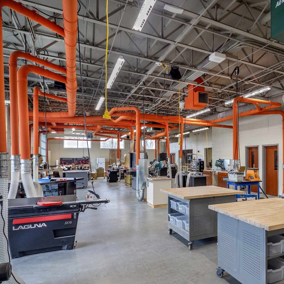 woodshop of high-end tools